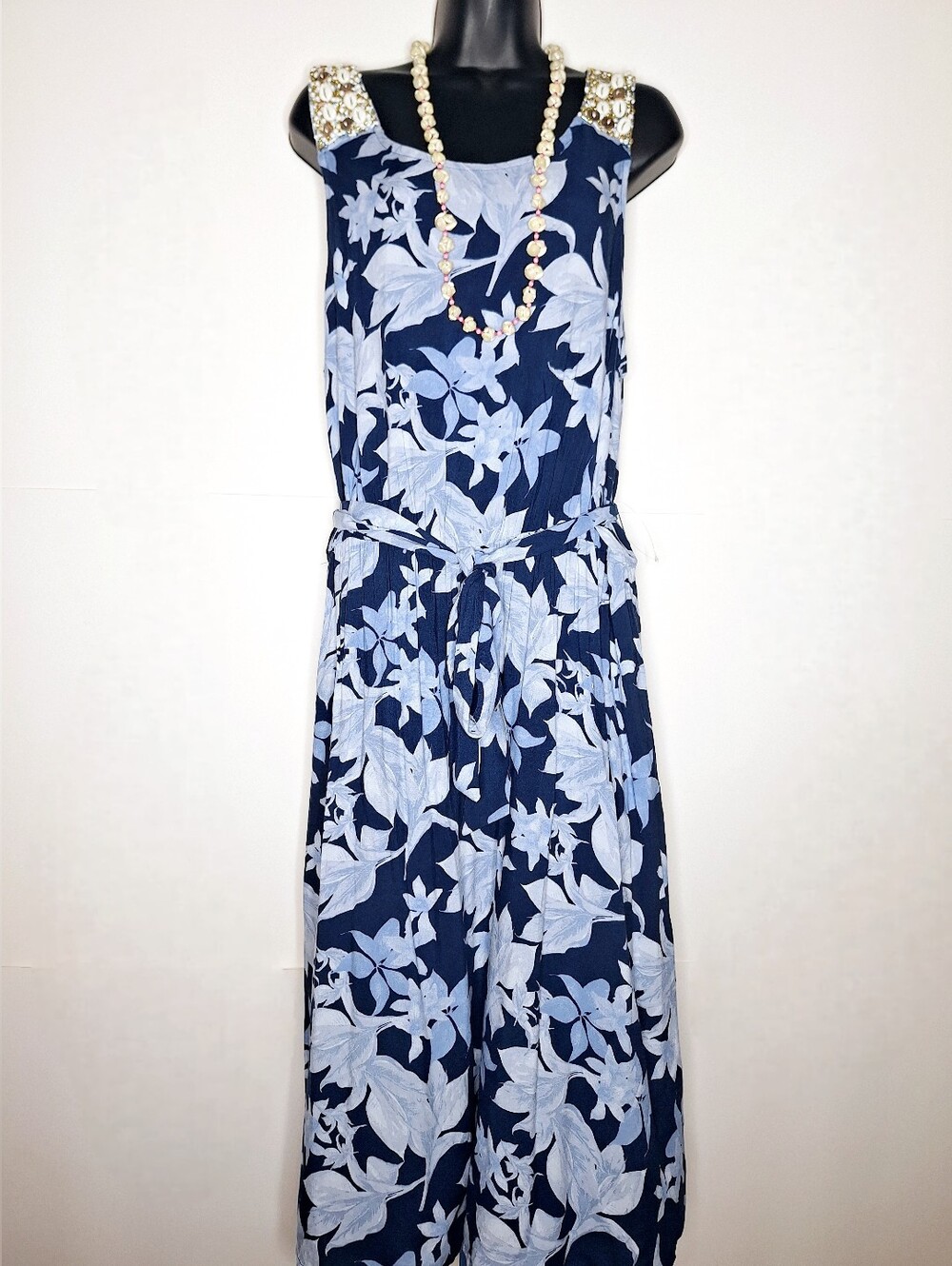 Cloth & Portrait "Sea Shells By The Sea Shore"Beachy Core, Coastal, Floral,dress